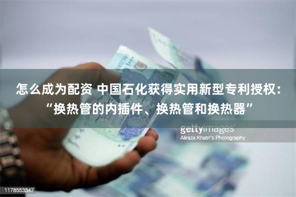 怎么成为配资 中国石化获得实用新型专利授权：“换热管的内插件、换热管和换热器”